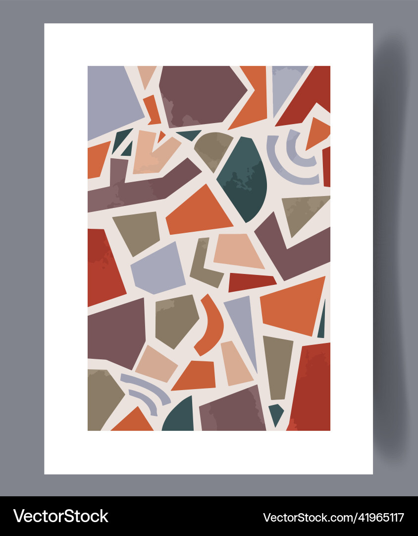 Scandinavian abstract print set Scandinavian abstract print set vector image