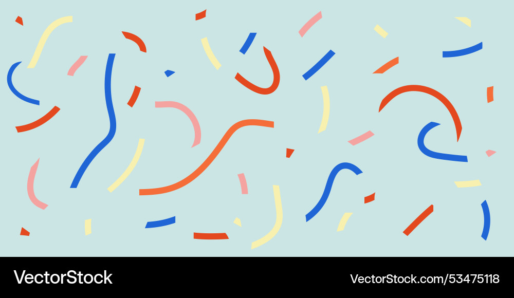 Abstract colorful background with different lines Abstract colorful background with different lines vector image