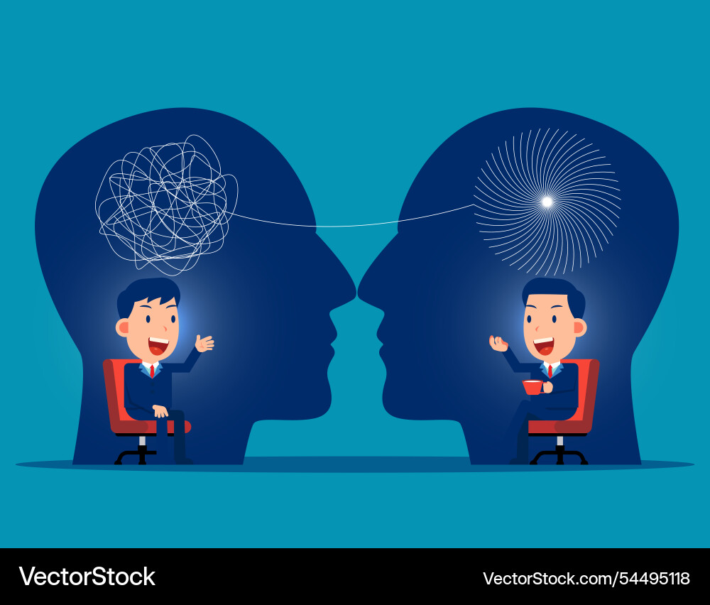 Emotions and talking about frustration stress Emotions and talking about frustration stress vector image