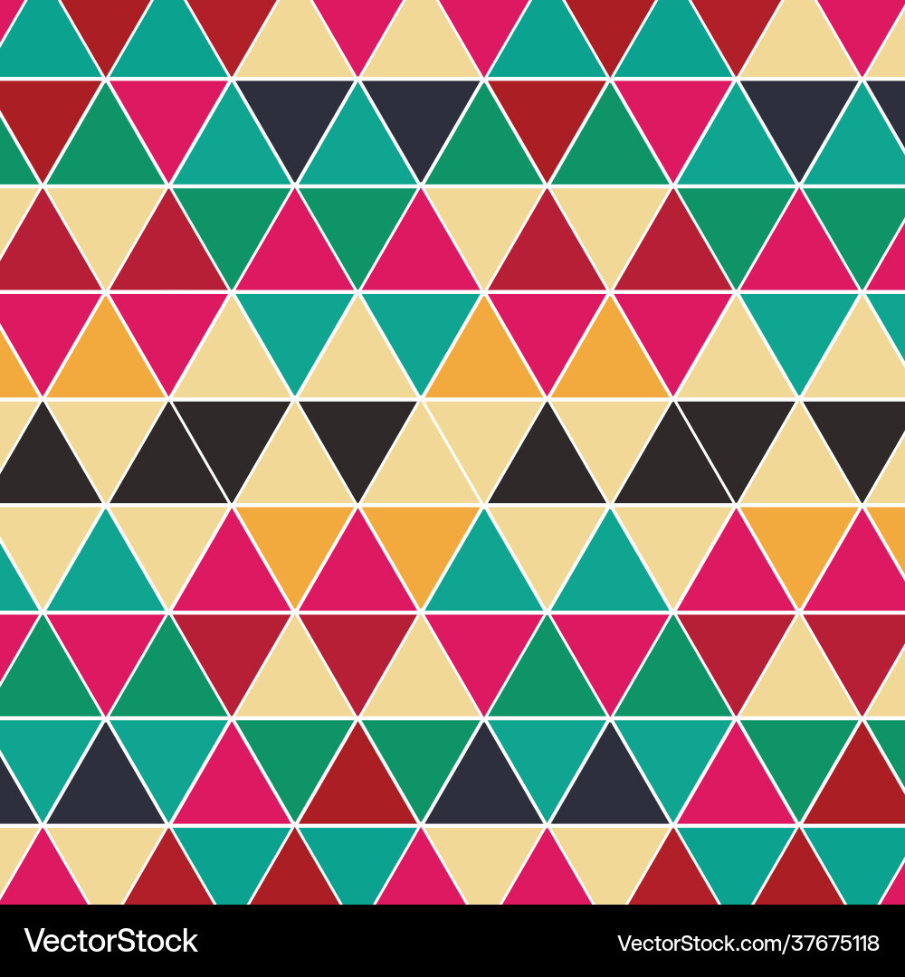Geometric mosaic triangle desktop background set Geometric mosaic triangle desktop background set vector image