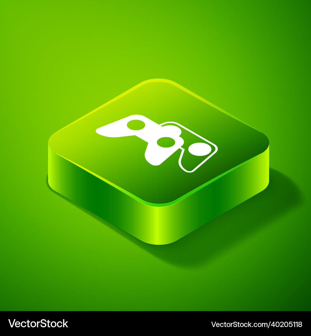 Isometric game controller or joystick Isometric game controller or joystick vector image