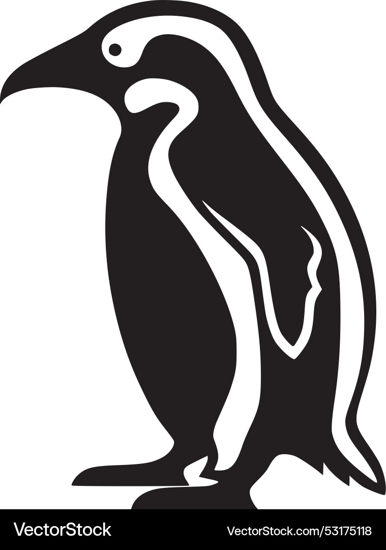 Pinguin - hochwertiges Logo ideal für T-Shirt Pinguin - hochwertiges Logo ideal für T-Shirt vektorbild