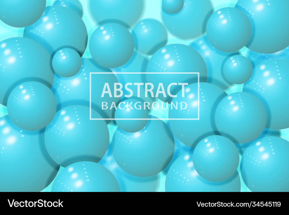 Abstract background with realistic 3d sphere Abstract background with realistic 3d sphere Vector Image