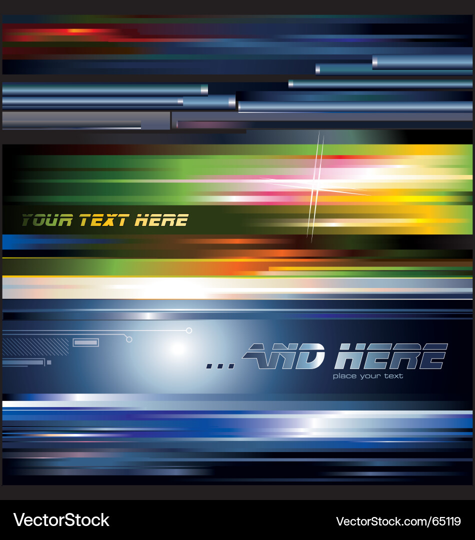 Dynamic Motion Spectrum Vector Image