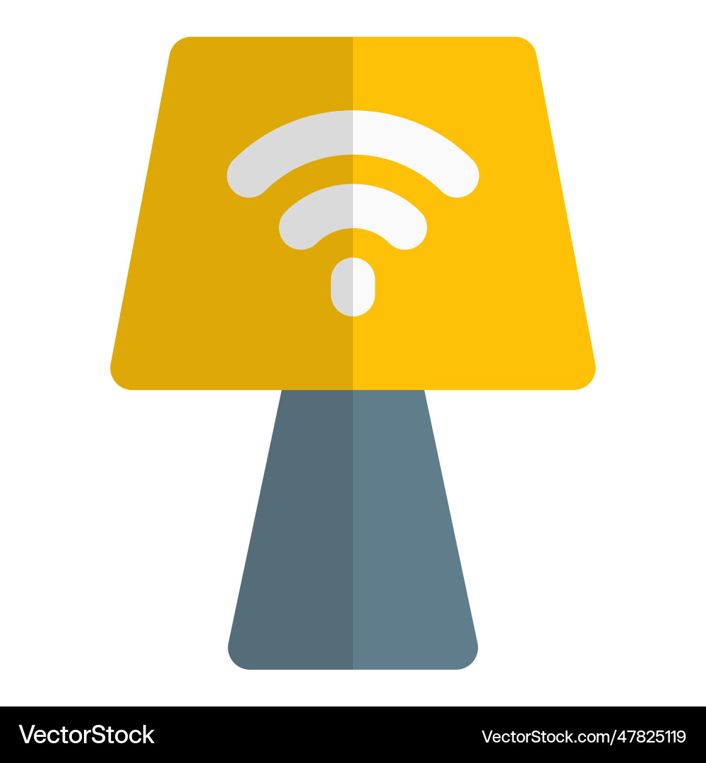 Nightlamp with smart operating features vector image