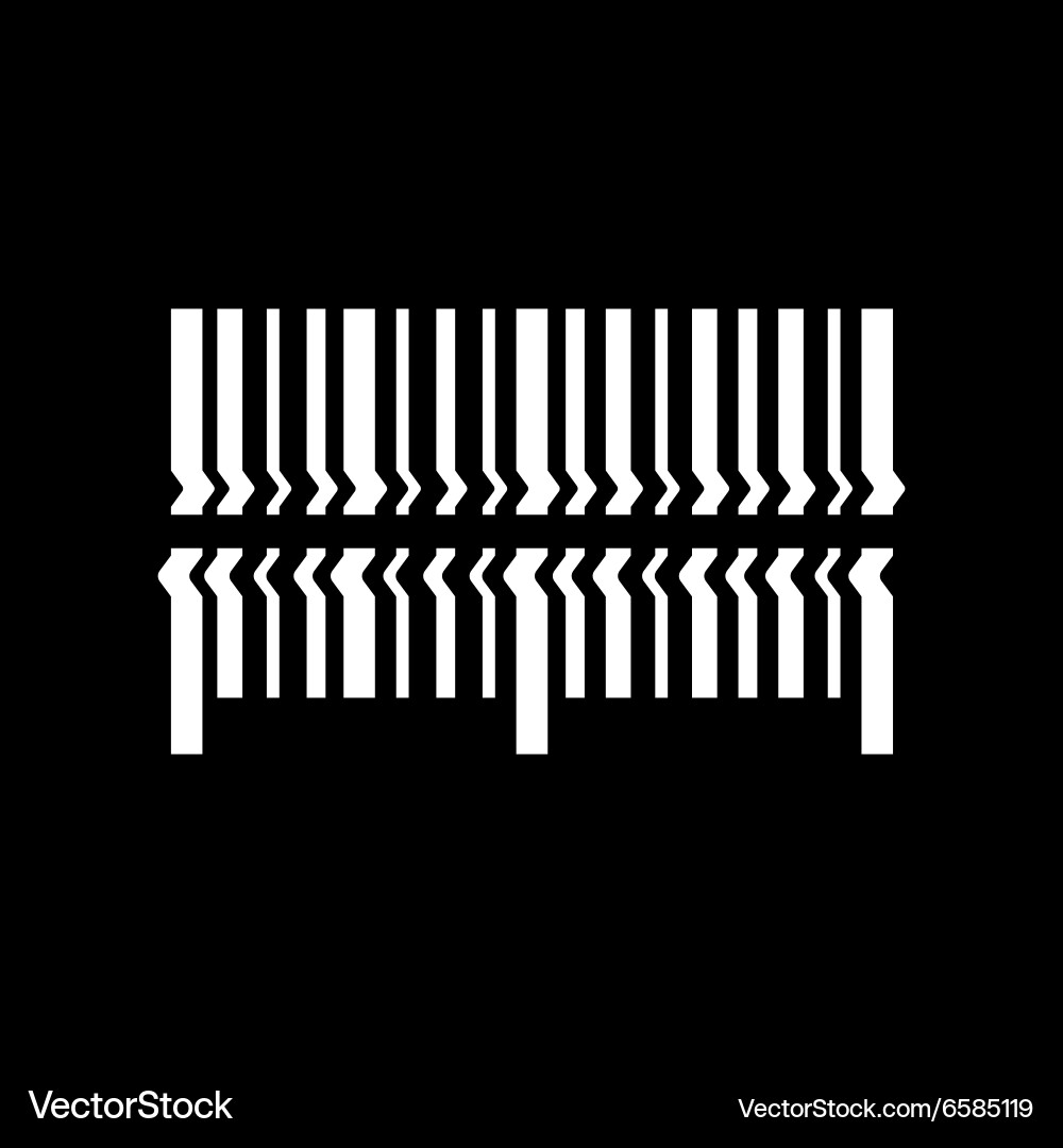 Scan the bar code icon barcode scanning symbol Vector Image
