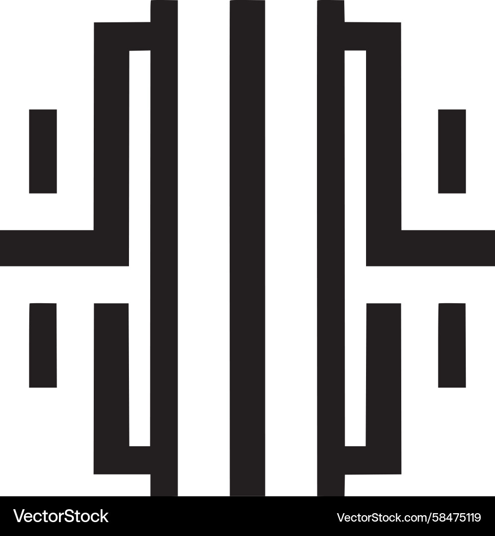 Vertical Line Pattern Vector Image