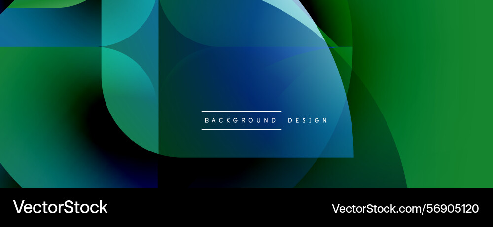 Abstract geometric shapes overlap creating Abstract geometric shapes overlap creating Vector Image