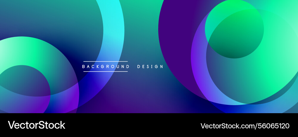 Background design with overlapping circular Background design with overlapping circular vector image