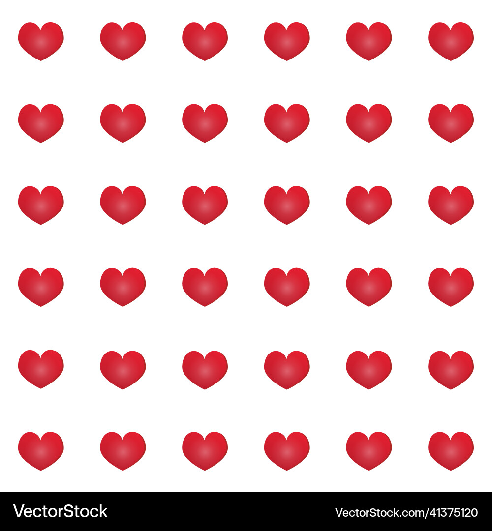 Background with pattern of hearts Vector Image