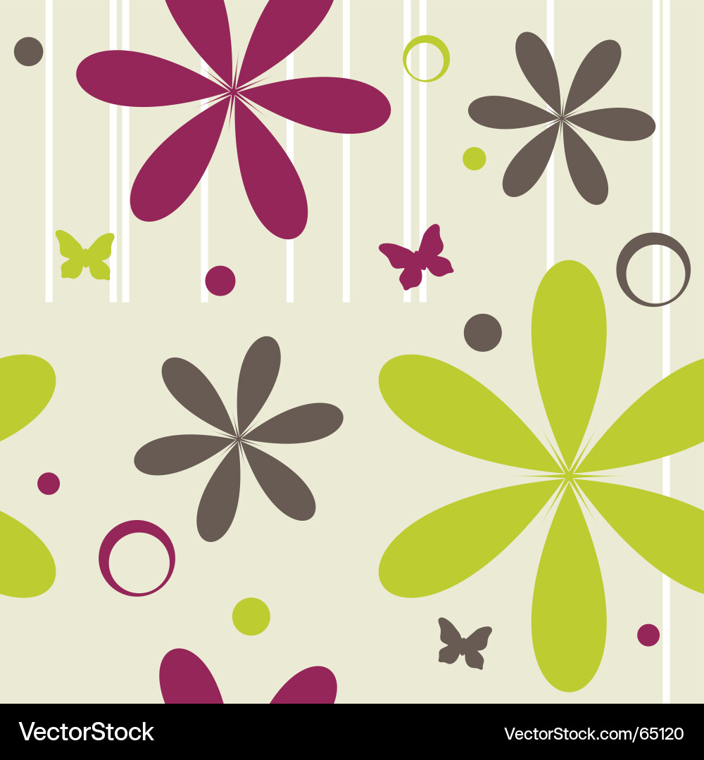 Floral Seamless Pattern vector image