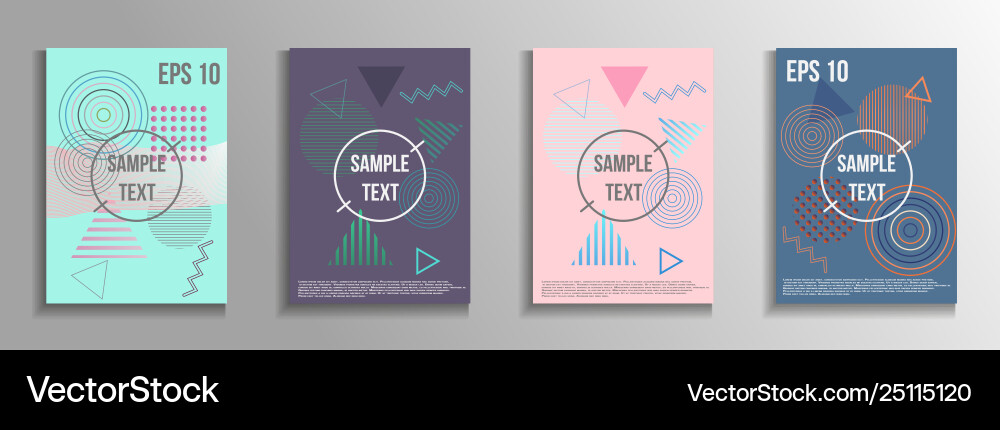 Minimum geometric coverage Vector Image
