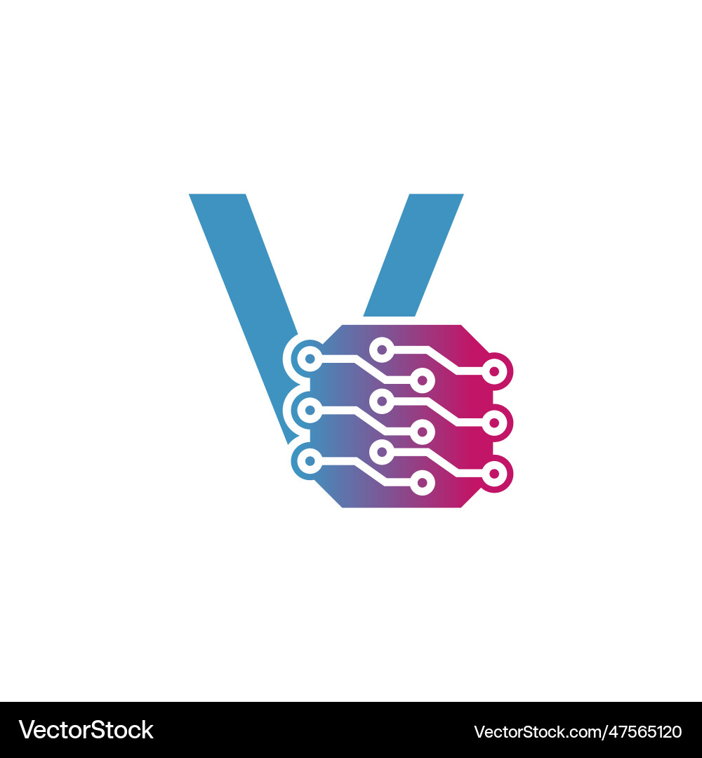 Programming code and technology logo template Vector Image