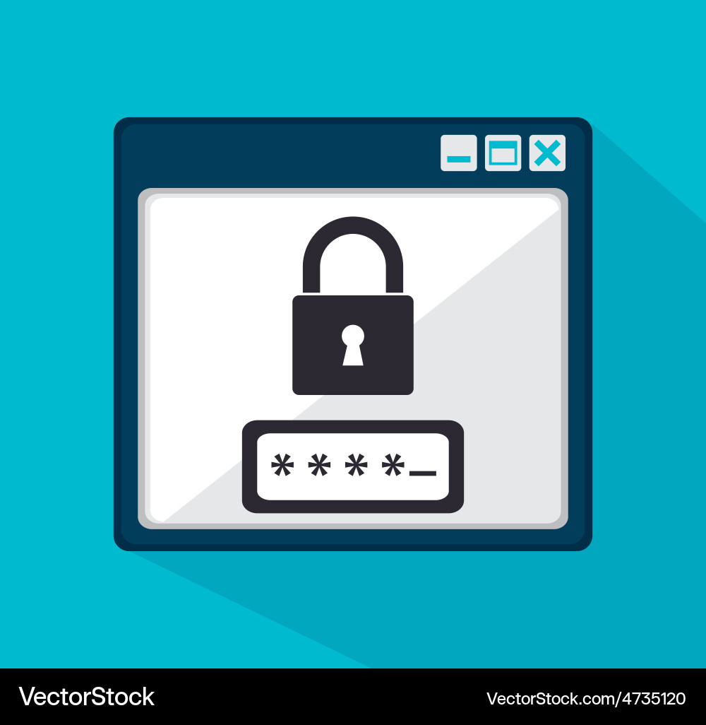 Security system design vector image
