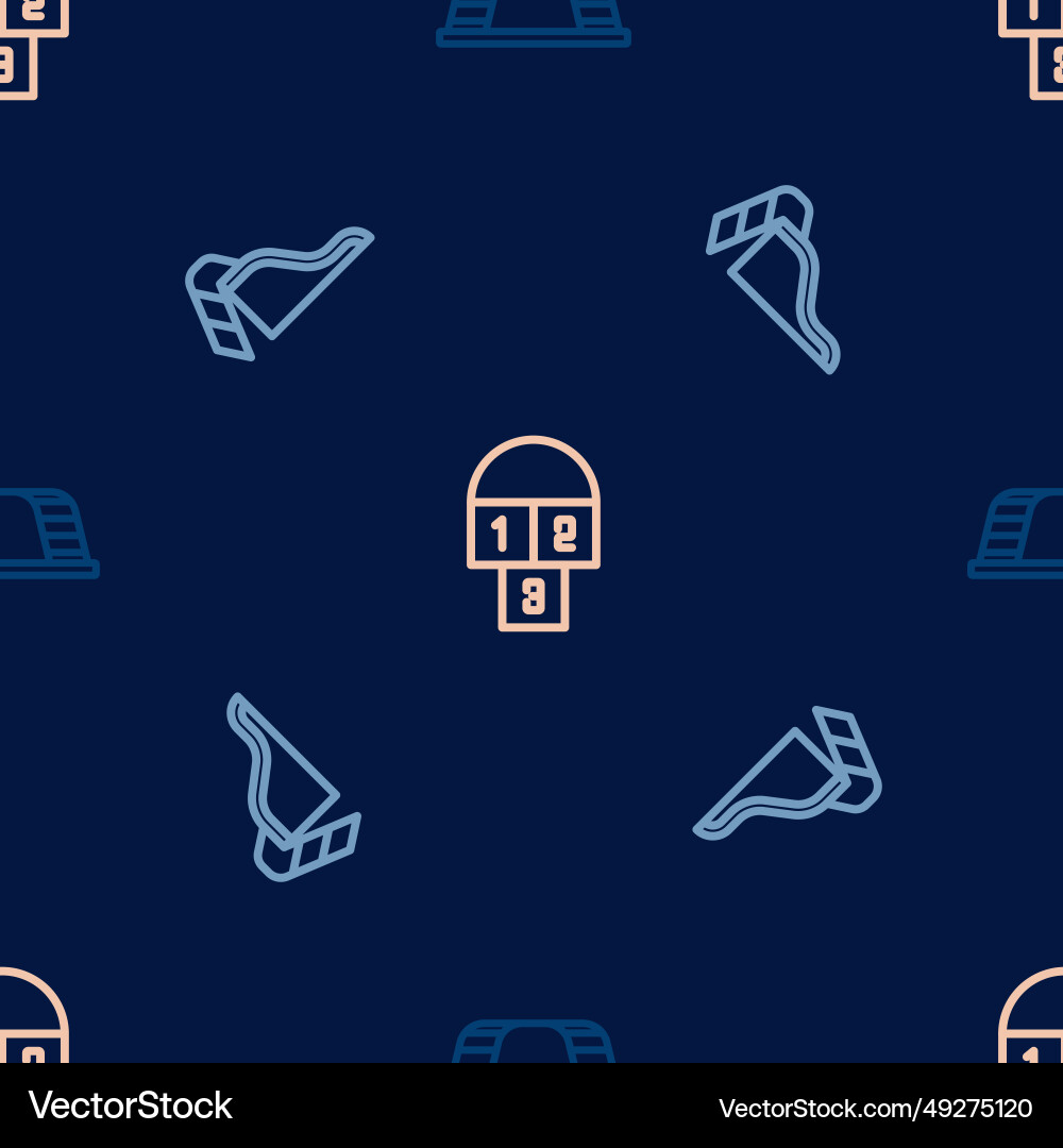 Set line monkey bar slide playground Set line monkey bar slide playground Vector Image