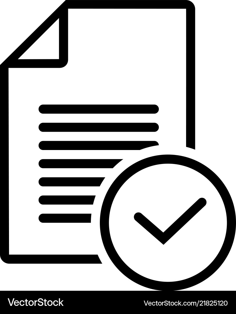 Task Completion Icon vector image
