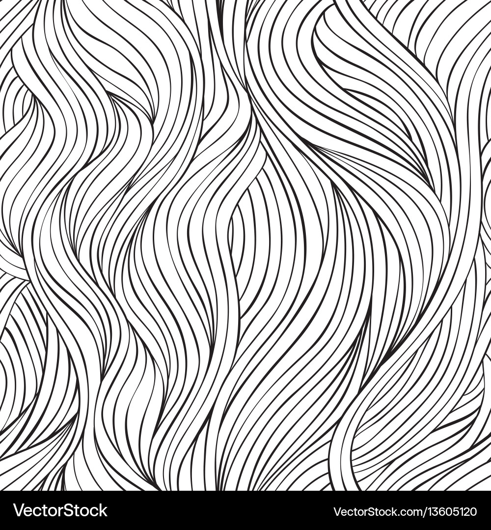 Wavy Line Pattern vector image
