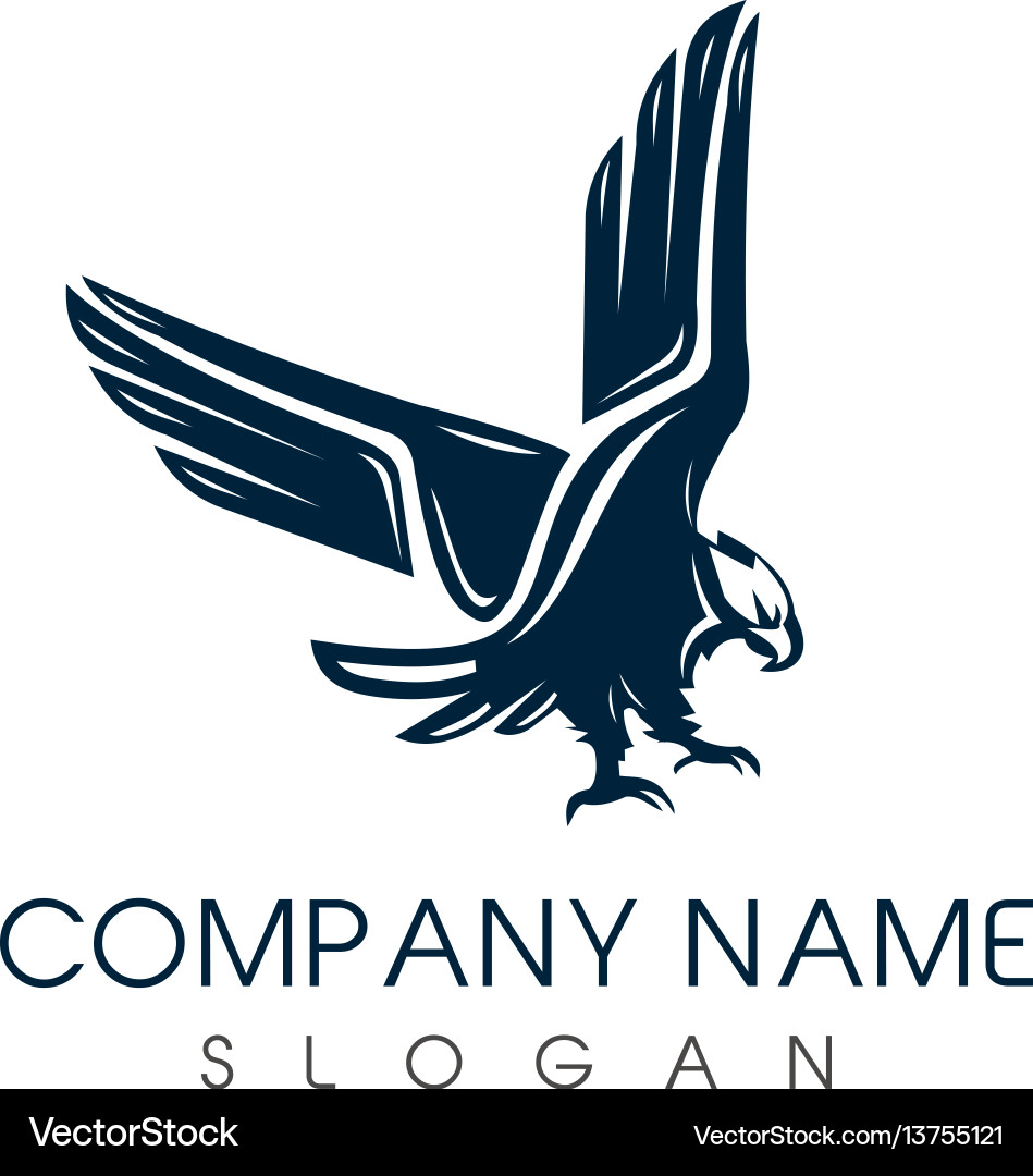 Classic eagle logo Royalty Free Vector Image - VectorStock