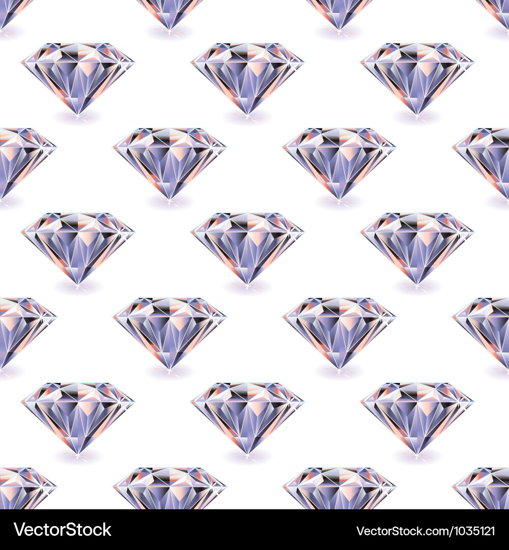 Diamond Seamless Repeat Pattern Vector Image