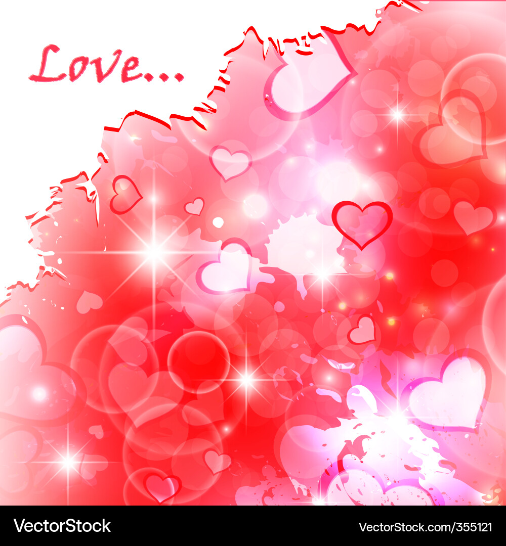 Heart background Royalty Free Vector Image - VectorStock