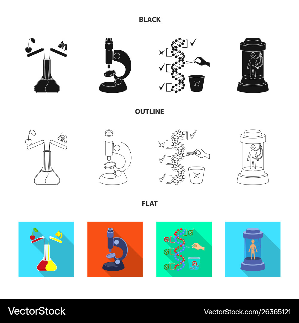 Isolated object test and synthetic icon Vector Image