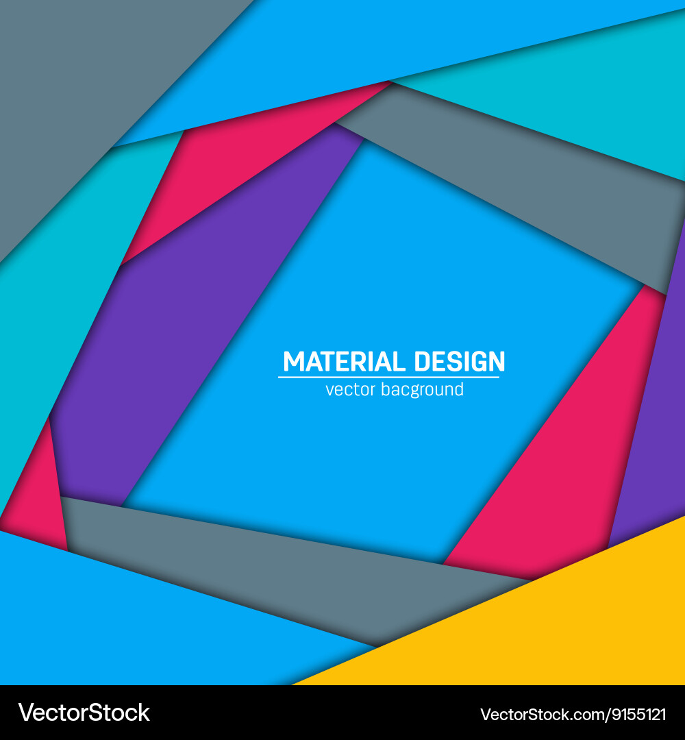 Material design background abstract Vector Image