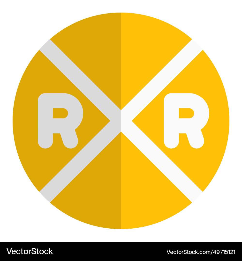 Signals and warnings for safe railway navigation Vector Image