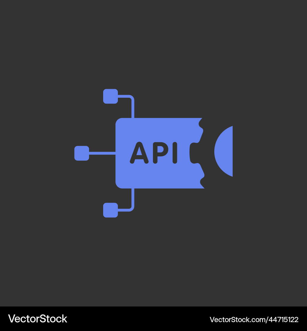 Api - Anwendungs-Programmierschnittstelle vektorbild