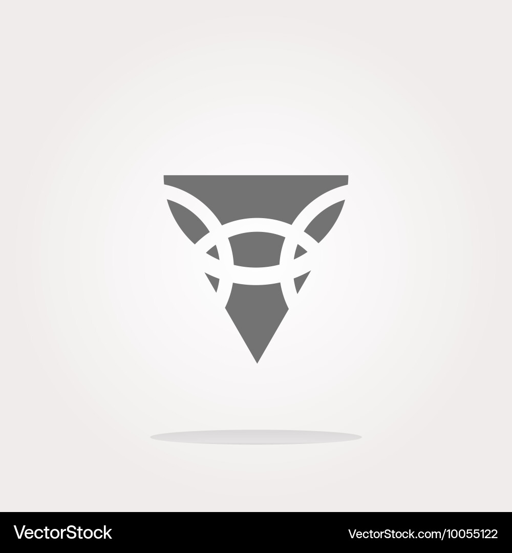Apps icon abstract sign on web button isolated vector image
