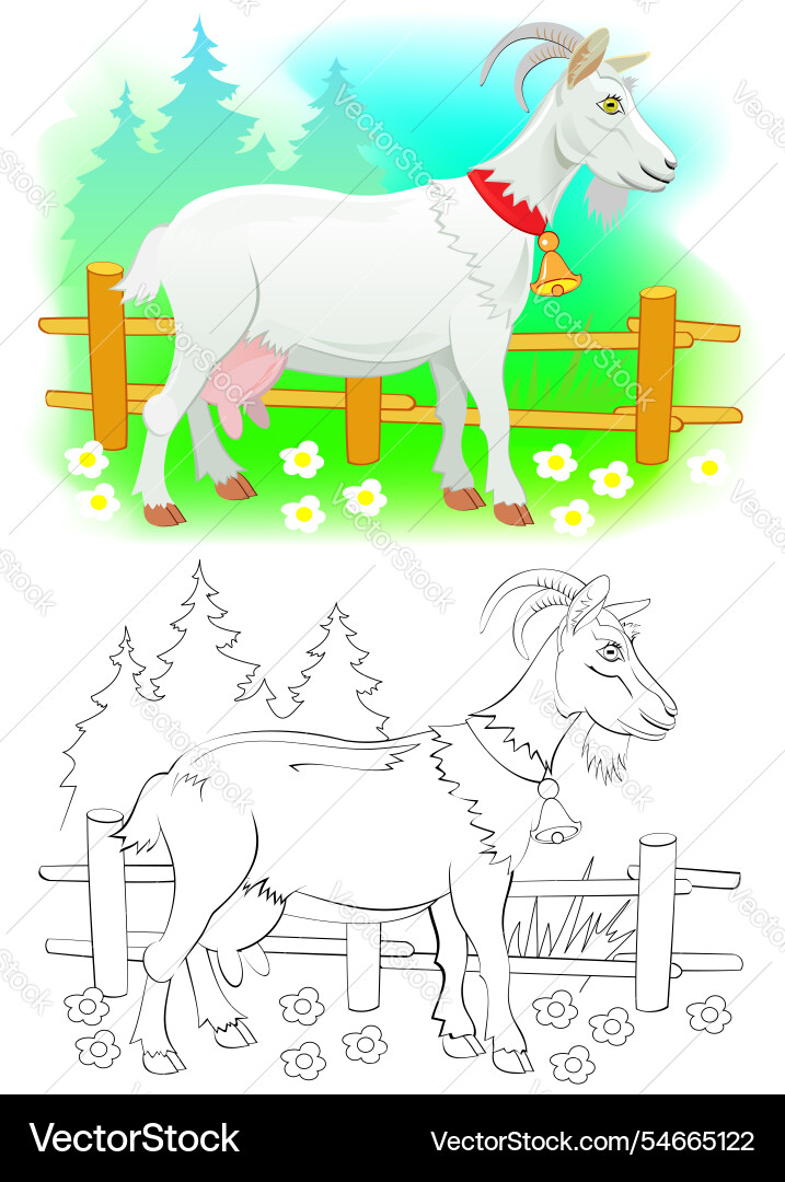 Colorful and black white pattern for coloring Colorful and black white pattern for coloring vector image