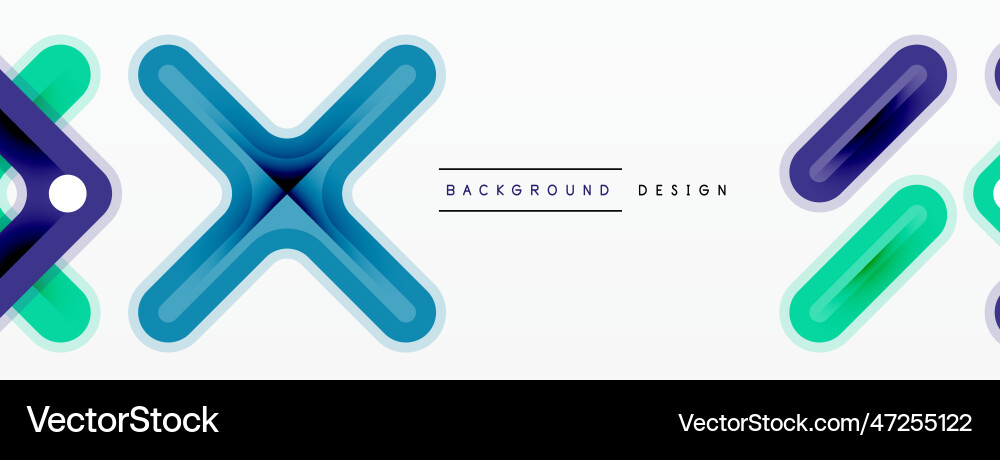 Cross line background minimal geometric template Cross line background minimal geometric template Vector Image
