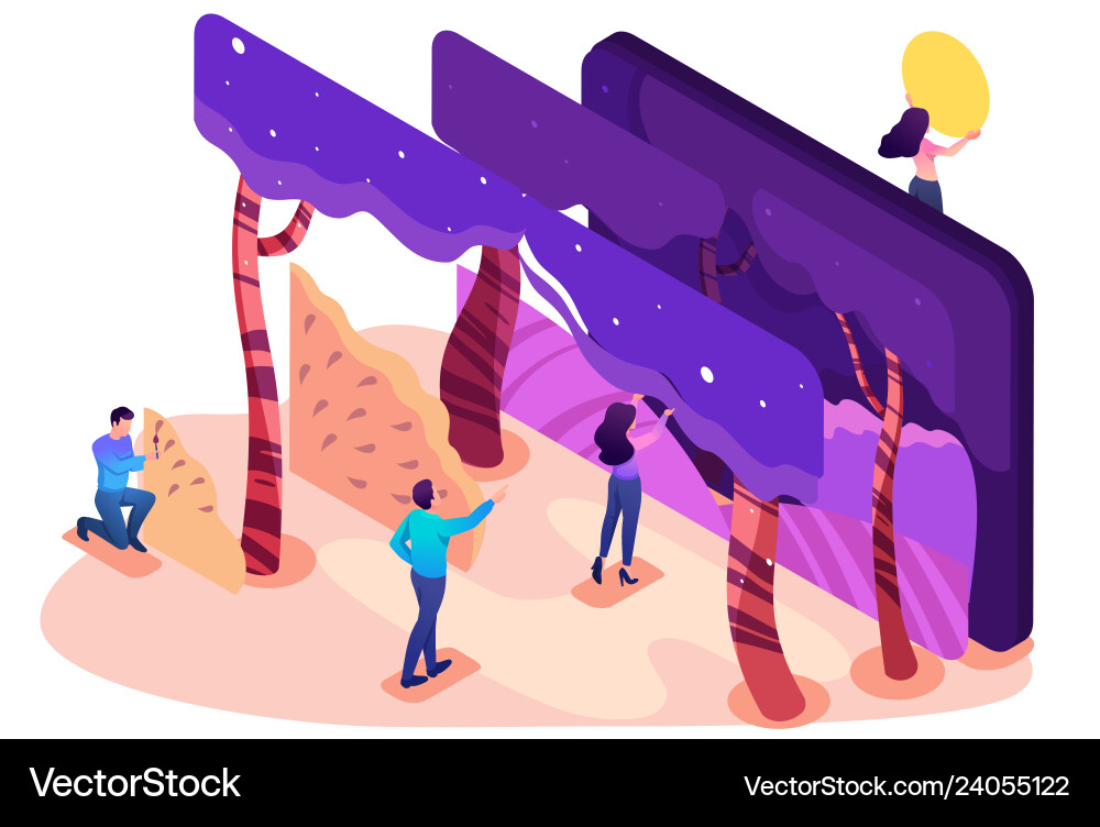 Isometric program for creating 3d Vector Image