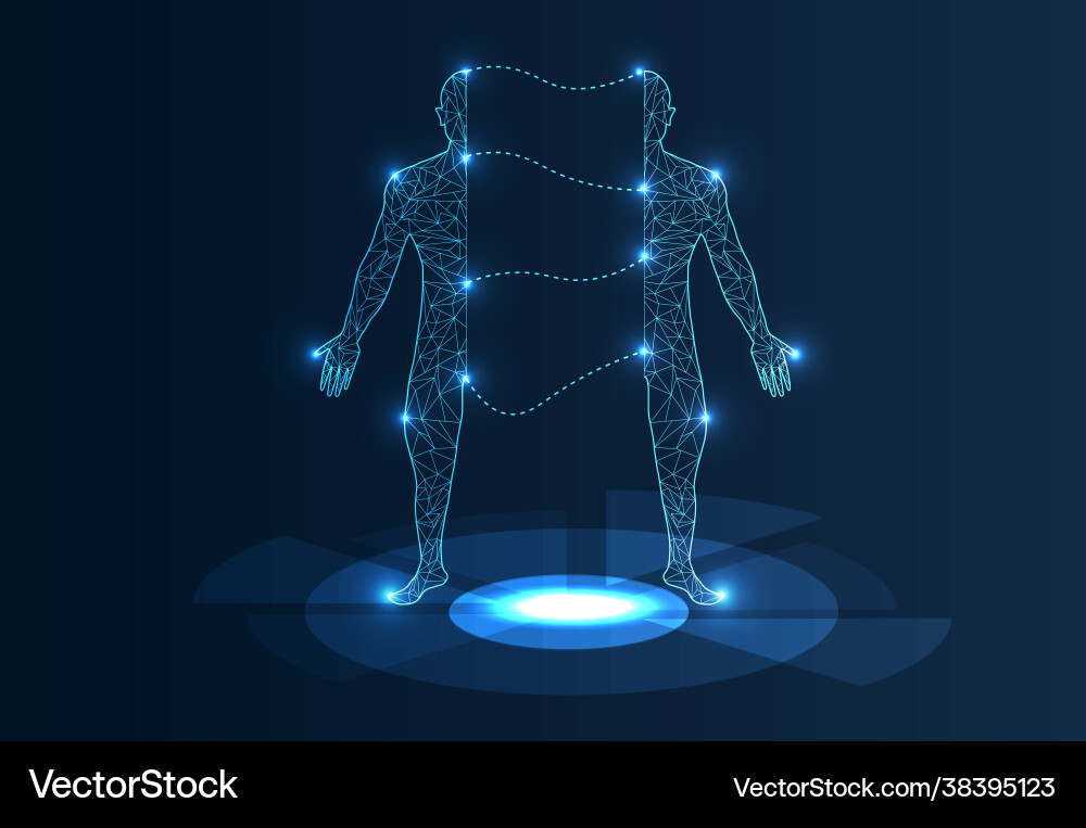 Abstract artificial intelligence lines connected Abstract artificial intelligence lines connected Vector Image