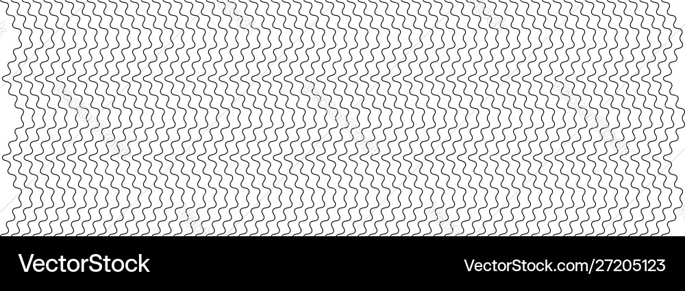Abstract wavy waving zigzag lines elementvertical Vector Image