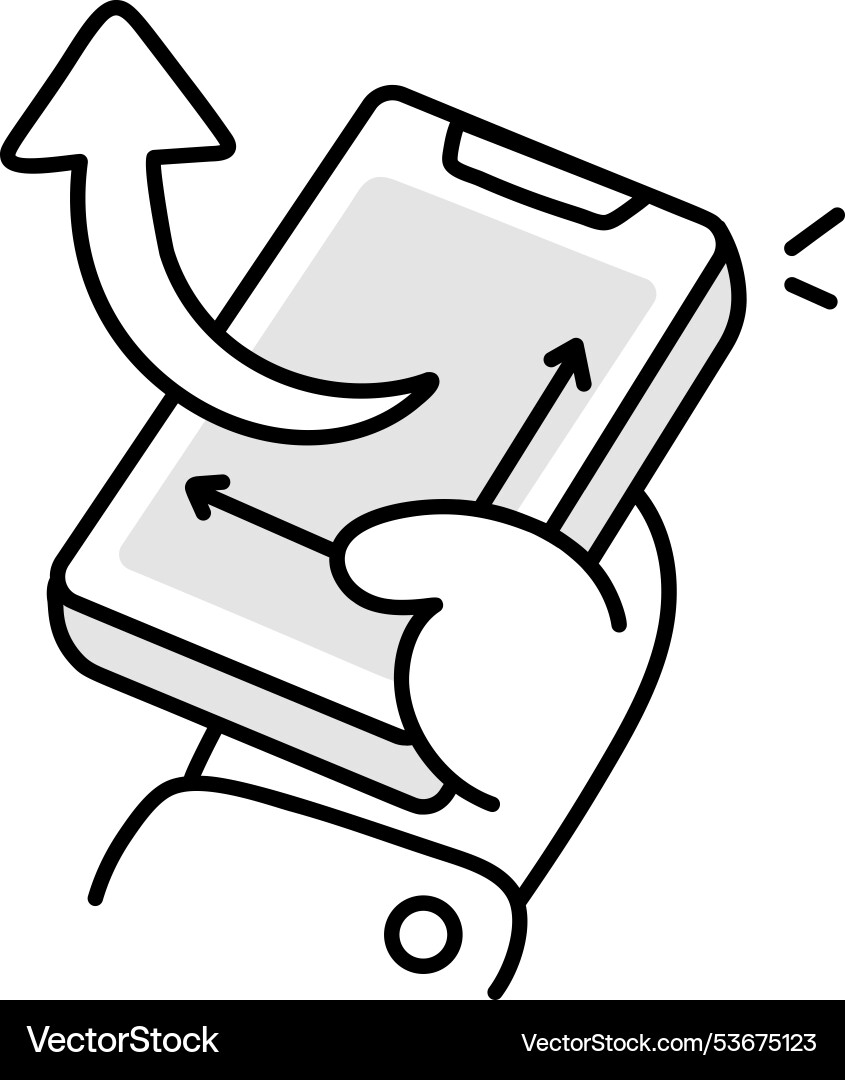Basic rgbprogress report icon in doodle style Vector Image