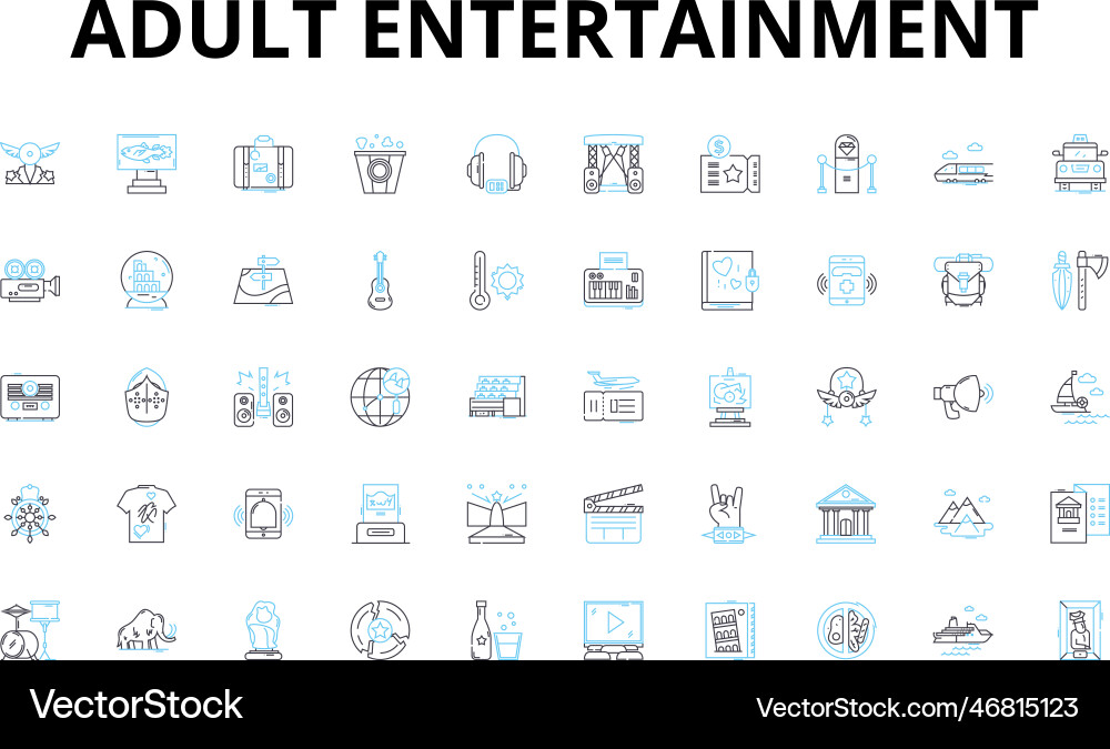 Erwachsene Unterhaltung Linear Icons Set Stripper Erwachsene Unterhaltung Linear Icons Set Stripper vektorbild