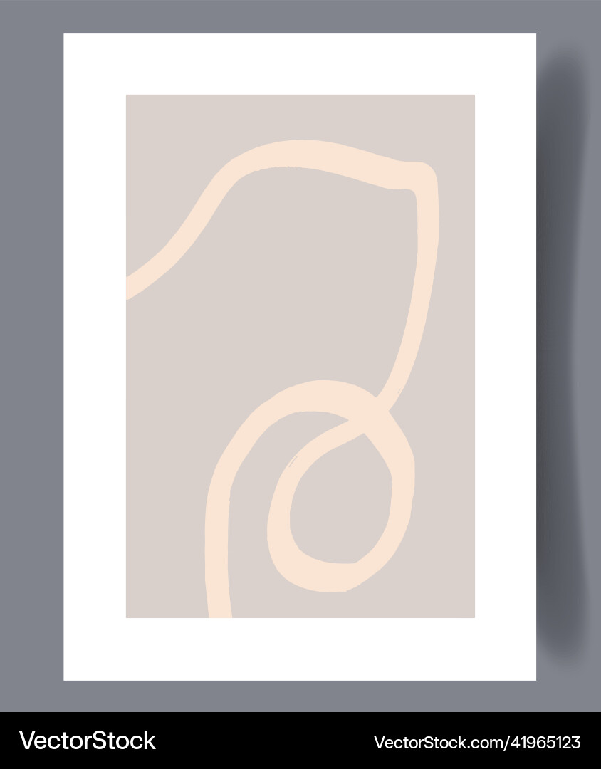 Scandinavian abstract print set Scandinavian abstract print set vector image