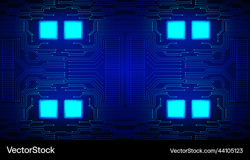 Technology background with hi-tech digital Technology background with hi-tech digital Vector Image