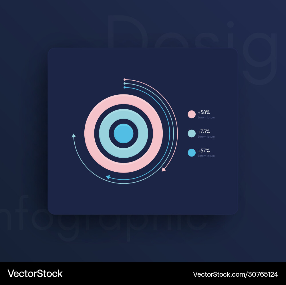 Graphic infographics template for creating web Graphic infographics template for creating web Vector Image