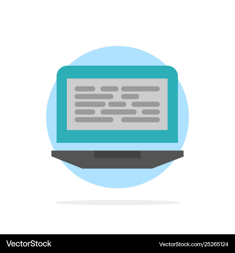 Laptop coding code screen computer abstract Laptop coding code screen computer abstract Vector Image