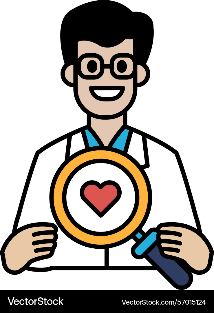 Man is smiling and he happy Man is smiling and he happy Vector Image