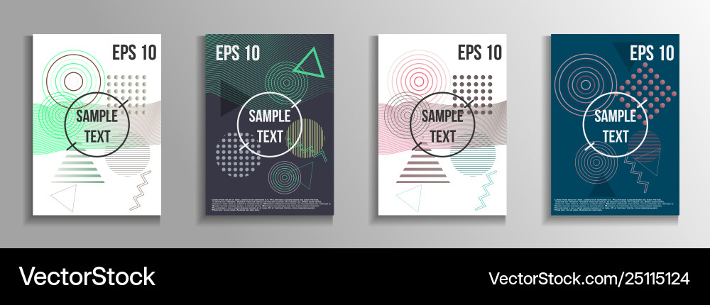 Minimum geometric coverage Vector Image