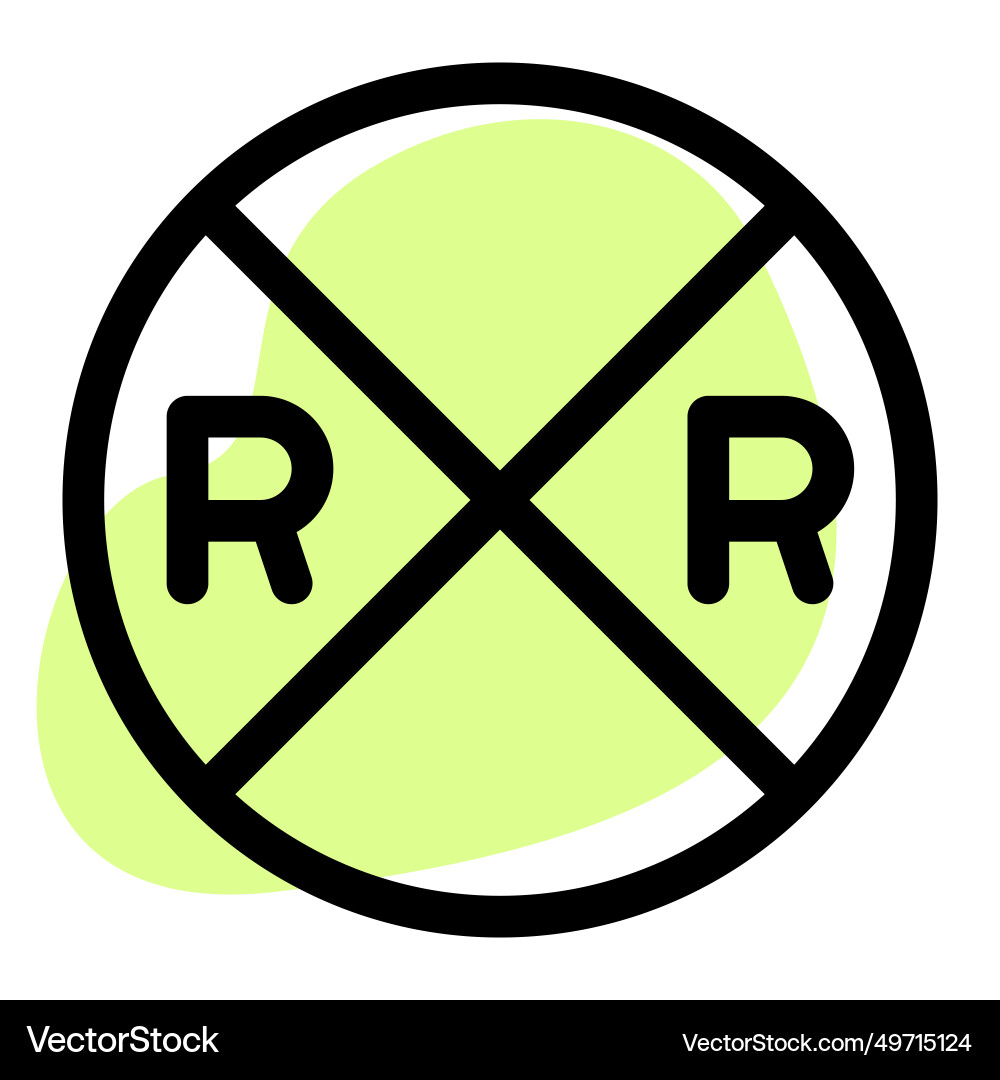 Signals and warnings for safe railway navigation Vector Image