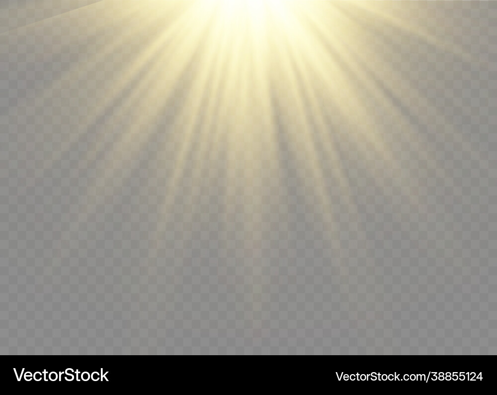 Sunlight lens flash light effect sun ray – Royalty-Free Vector ...