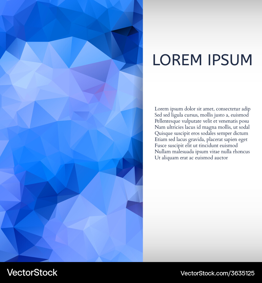 Abstract colorful triangles background vector image