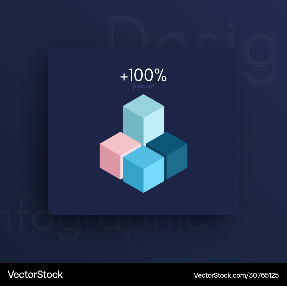 Graphic infographics template for creating web Graphic infographics template for creating web vector image