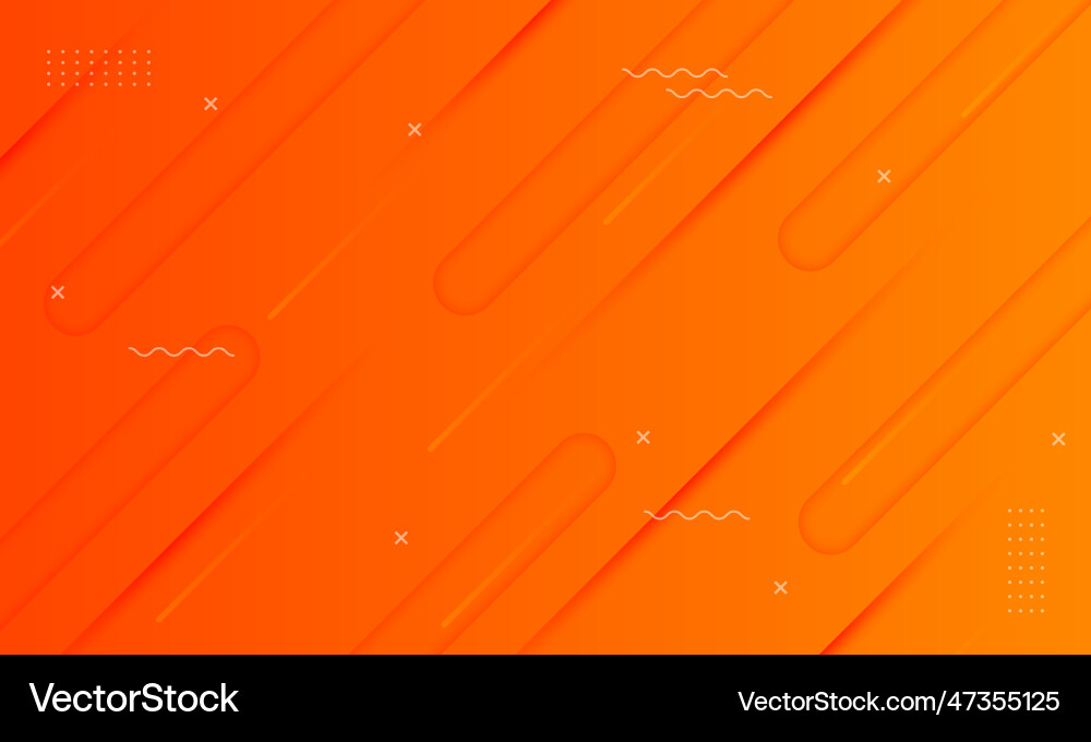 Orange gradient rounded shape shadows background Orange gradient rounded shape shadows background Vector Image