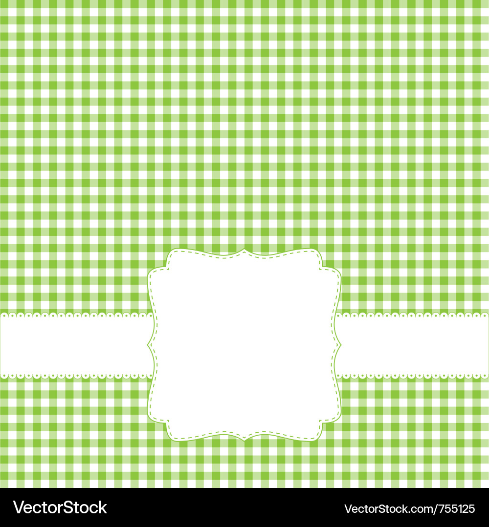 Retro Checkered Pattern vector image