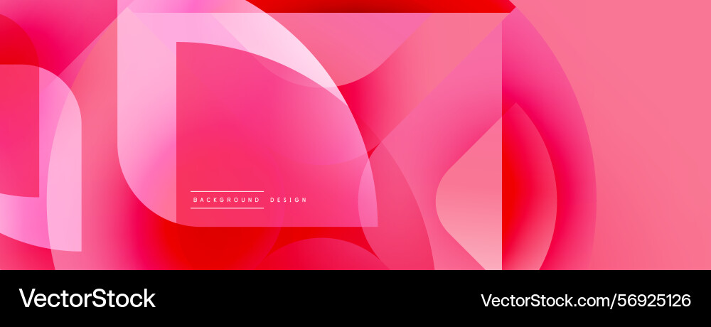Abstract pink design features overlapping Abstract pink design features overlapping vector image