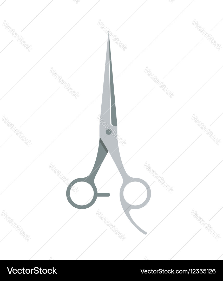 Barber Scheren Ikone Vektorbild